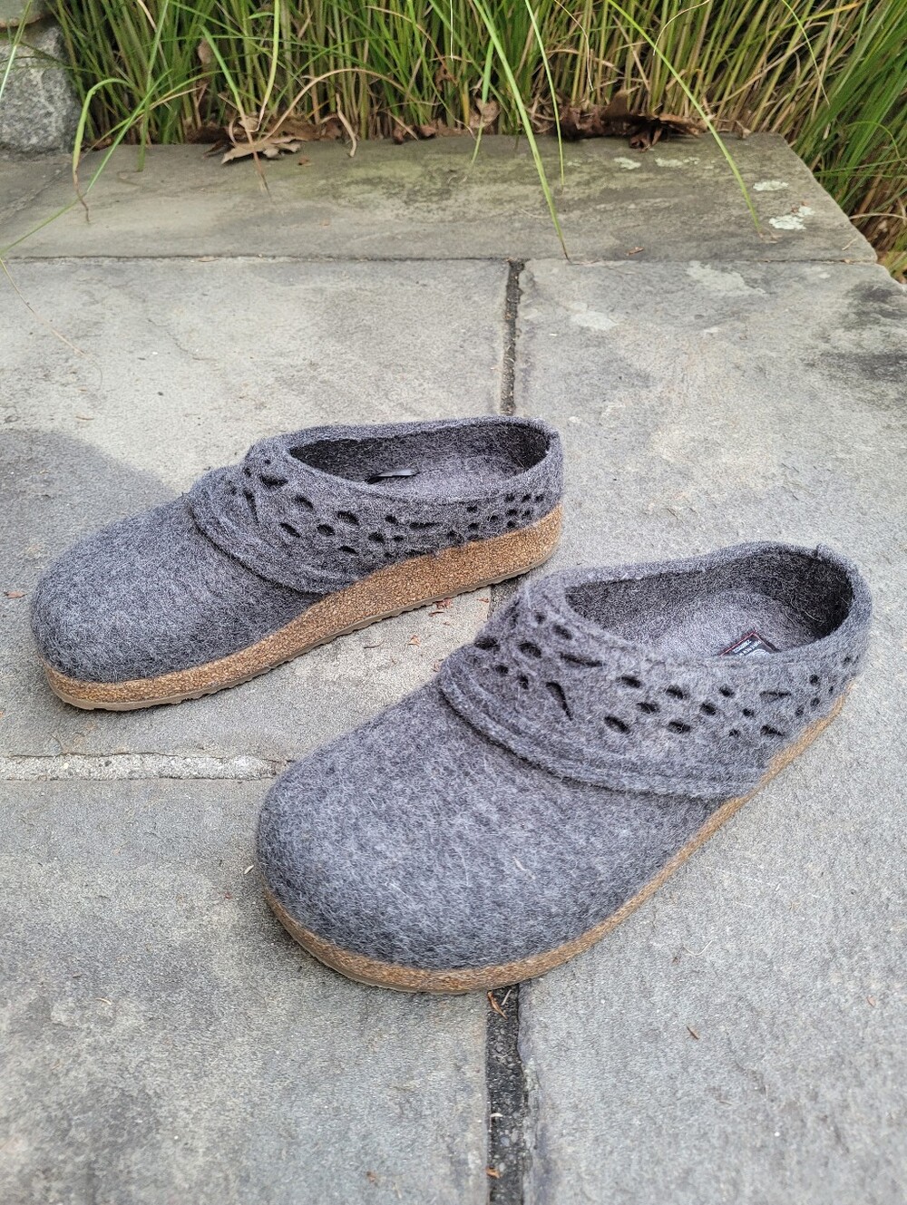 Haflinger Lacey Wool Clogs